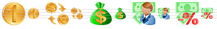 Money Toolbar Icons