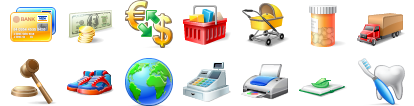 Large Commerce Icons