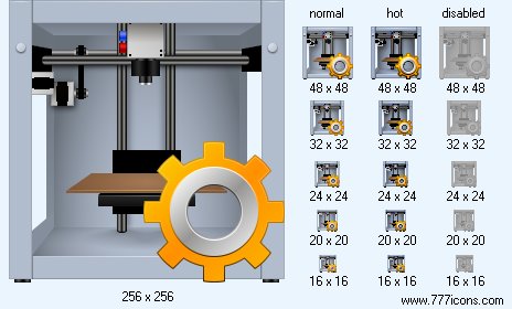 3D-Printer Settings Icon Images
