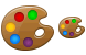 Color palette icon