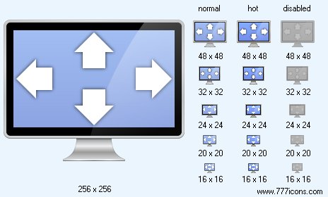Fit To Screen Icon Images