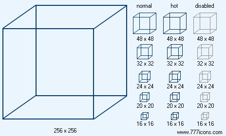 Frame Cube Icon Images