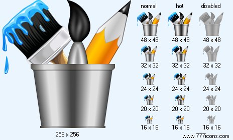 Paint Tools Icon Images