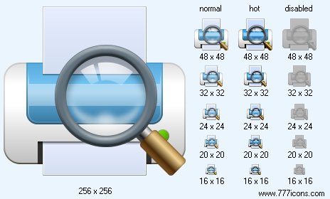 Print Preview Icon Images