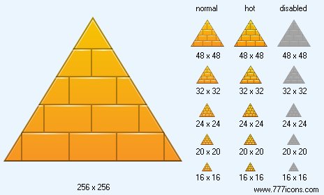 Pyramid Icon Images