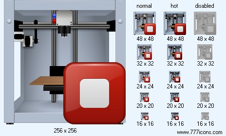 Stop 3D-Printing Icon Images