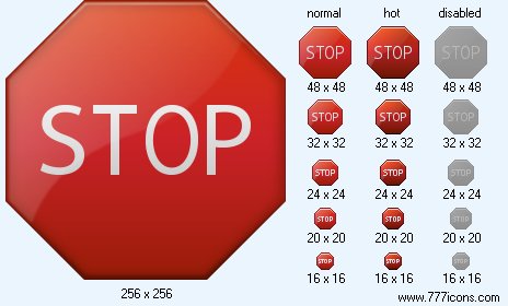 Stop Sign Icon Images
