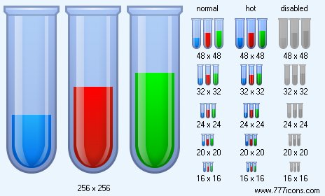 Test Tubes Icon Images