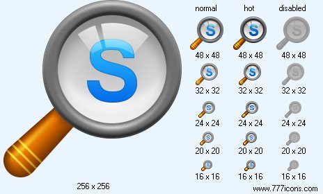 Zoom Scale Icon Images