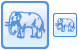 Elephant icons