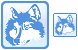 Wolf icons