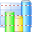 3d bar chart icon