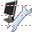 Repair computer icon