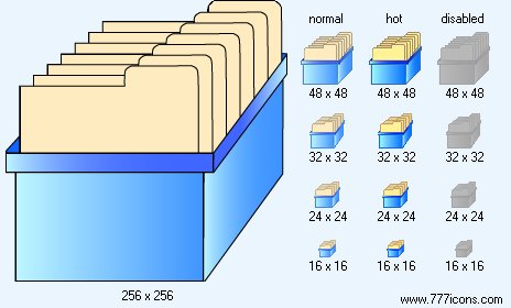 Card File Icon Images