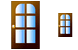 Closed door icons
