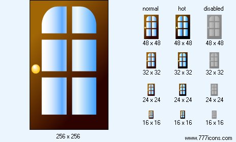Closed Door Icon Images