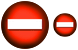 No entry icons