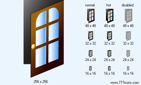 Open Door Icon Images