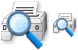 Print preview icons