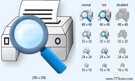 Print Preview Icon Images