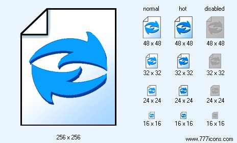 Refresh Document Icon Images