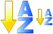 Sorting A-Z icon