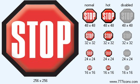 Stop V2 Icon Images