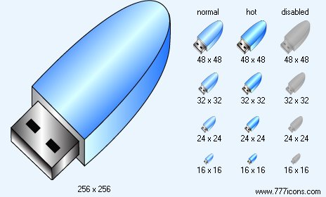 USB Flash Drive Icon Images