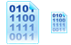 Binary data icon