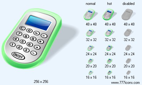Calculator with Shadow Icon Images