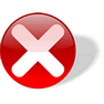 Cancel with Shadow icon