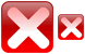 Close icons