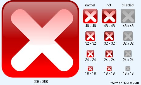 Close Icon Images