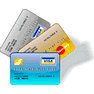 Credit Cards with Shadow icon