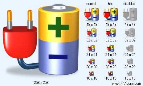 Energy with Shadow Icon Images