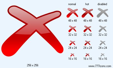 Erase Icon Images