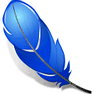 Feather with Shadow icon