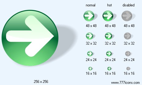 Forward with Shadow Icon Images