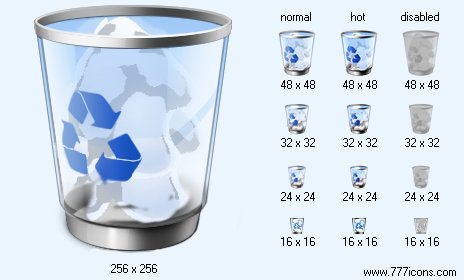 Windows 7 recycle bin icons