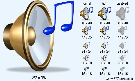 Music with Shadow Icon Images