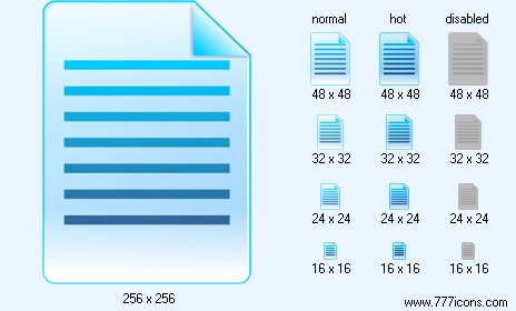 Text Document Icon Images
