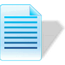 Text Document with Shadow icon