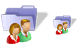 Users folders SH icons