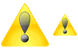 Warning icons