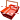 Red basket icon