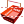 Red basket icon