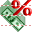 Capital gains icon