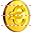 Euro coin icon