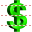 Green dollar icon
