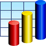 3D Bar Chart icon